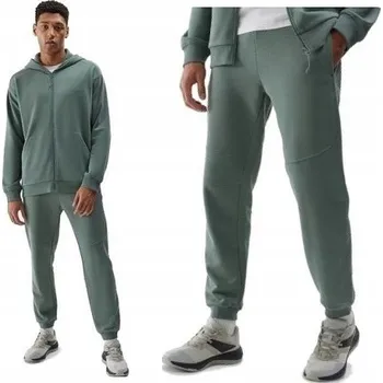 Dámské spodní prádlo Pánské tepláky 4F TROM645 43S zelené L