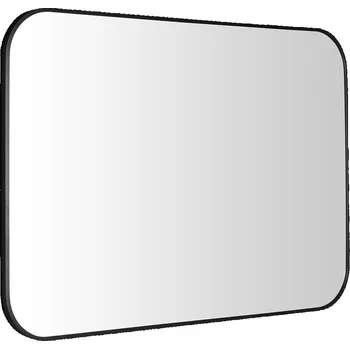Zrcadlo Sapho AROWANA zrcadlo v rámu 100x70cm, černá mat - AWB1070