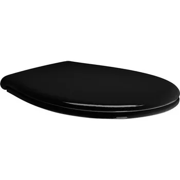 WC sedátko GSI CLASSIC WC sedátko, Soft Close, Quick Release, černá/chrom - MSC87CN20