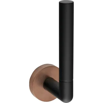 Sapho LARISSA držák toaletního papíru rezervní, černá/měď mat - WS018BC