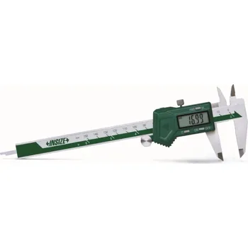 Posuvné měřítko Digitální posuvné měřítko pro leváky INSIZE 1130 Rozsah: 0–150 mm, Délka ramen: Spodní: 40 mm | Horní: 21/16 mm, Posuvové kolečko: ANO