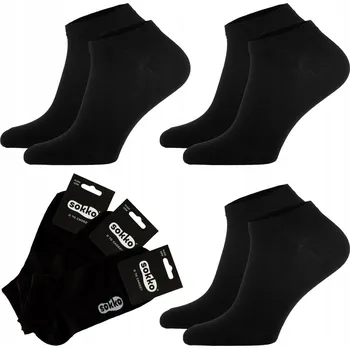 Pánské ponožky Sokko Ponožky Kotníkové Ponožky ponožky Bavlněné Letní černé, velikost 45-47