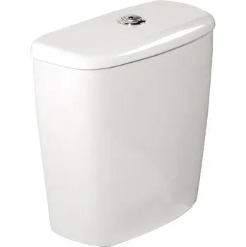 Aqualine JUAN, MIGUEL keramická nádržka s víkem, bílá - NDLC2154-2