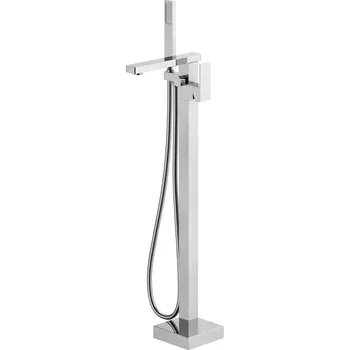 Vodovodní baterie Sapho CUBEMIX vanová baterie s připojením do podlahy, chrom - CM021