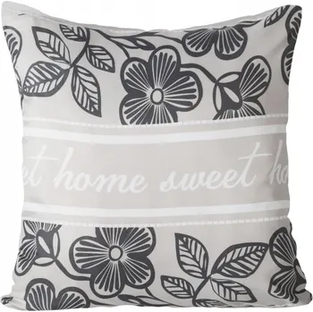 Povlak na dekorativní polštářek Dekorační povlak na polštář 45x45 cm Eurofirany ocelová