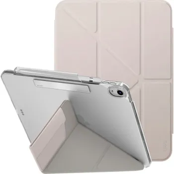 Pouzdro na mobilní telefon UNIQ Camden Click pouzdro s origami stojánkem a prostorem na Apple Pencil pro iPad 10,9" (2022) / 11" (2025) - béžové