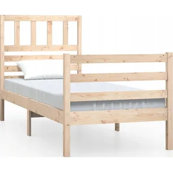 Postel Rám postele, 90 x 190 cm, masivní dřevo