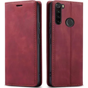 Pouzdro na mobilní telefon Flipové pouzdro NSTYL pro Xiaomi Redmi Note 8T červené