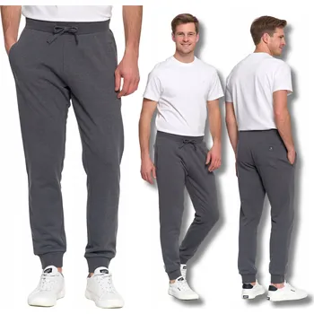 Pánské tepláky s pevnou šňůrkou a kapsami, bavlněné MORAJ M