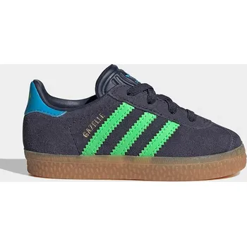Pánské tenisky Dětské semišové tenisky adidas Originals GAZELLE IH6476 námořnická modř 59X, EUR 23.5