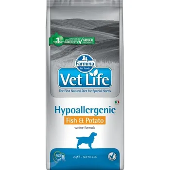 Krmivo pro psa Vet Life Natural Canine Hypoallergenic Fish & Potato Balení: 2kg