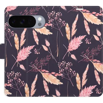 Pouzdro na mobilní telefon Flipové pouzdro iSaprio - Ornamental Flowers 02 - Google Pixel 10 / 10 Pro