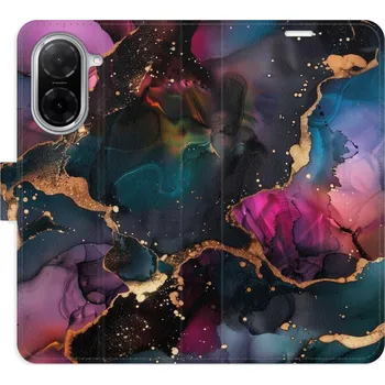 Pouzdro na mobilní telefon Flipové pouzdro iSaprio - Dark Marble - Xiaomi Redmi A5