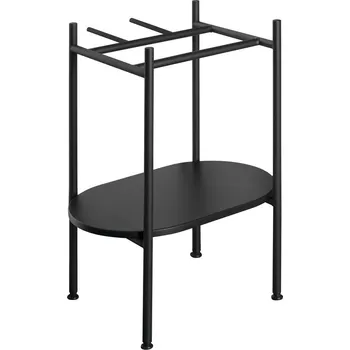 Sapho PUNO podstavec pod umyvadlo 400x820x360mm, černá - SKA570-2