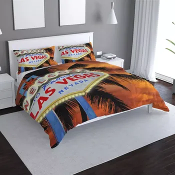 Povlečení Sablio Povlečení Fabulous Las Vegas - 140x220 / 90x70