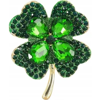 Brož BROŽOVÁ BROŽ SE ČTYŘLÍSTEK ČTYŘLÍSTKEM PRO ŠŤASTNOU PROMOCI