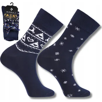 Pánské ponožky Ponožky Moraj CMLS350-065 modré, velikost 39-42