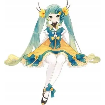 Figurka Hatsune Miku - Figurka na nudle - PVC soška Hatsune Miku 2025 - Čínský Nový Rok - Verze V