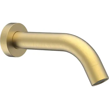 Sapho Nástěnná výtoková hubice, kulatá, 174mm, zlato mat - BO519