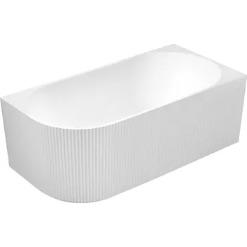 Vana Aqualine TIBERA STRIP R rohová stojící vana, 150x75cm, bílá - E1037G