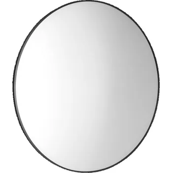 Zrcadlo Sapho AROWANA kulaté zrcadlo v rámu ø 60cm, černá mat - AWB060