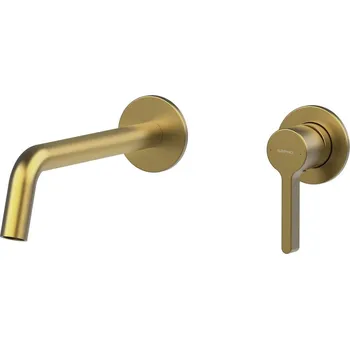 Vodovodní baterie Sapho ICONIC podomítková dvouprvková umyvadlová baterie, zlato mat - AF008GB