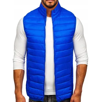 Pánská bunda Denley pánská vesta modrá velikost XL