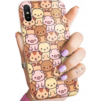 Pouzdro na mobilní telefon Zadní Kryt Hello Case pro Xiaomi Redmi 9A béžová