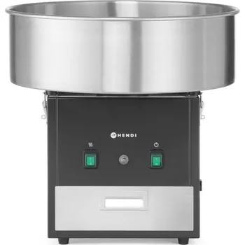 Hendi Stroj na cukrovou vatu, HENDI, Černá, 220-240V/1130W, 520x520x(H)503mm