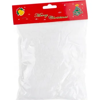 Vánoční dekorace UMĚLÝ SNÍH SYPKÝ OZDOBNÝ DEKORAČNÍ PUCH NA VÁNOČNÍ DEKORACE 20G