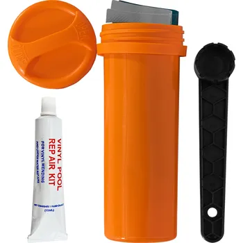 Autostan VIKING Sada na opravu pro paddleboard/kajak Barva: Oranžová Sada na opravu paddleboardů a kajaků | Lepidlo | Záplaty | Klíč k ventilům