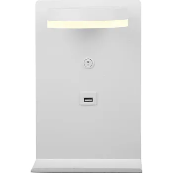 Nástěnné svítidlo Nástěnné svítidlo Candellux Lighting bílé s integrovaným LED zdrojem 4 W