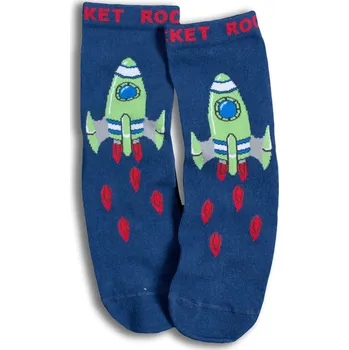 Chlapecké vzorované ponožky GATTA RAKETA modré Velikost: 24-26