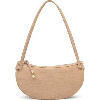 Semišová kabelka Tous Halfmoon 2002359001 béžová 08X, vel. ONE SIZE