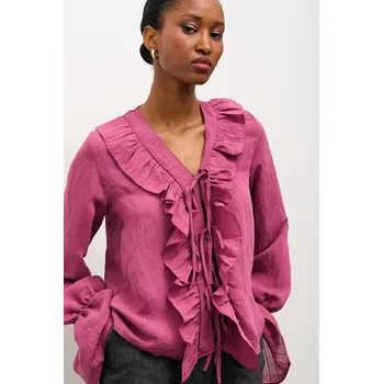 Halenka Answear.LAB 080705.TOS burgundské 83X, vel. L