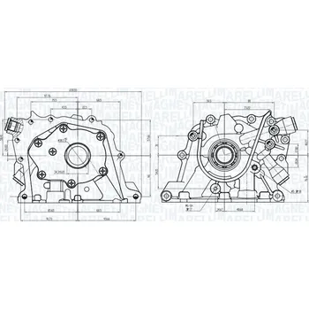 Olejové čerpadlo Olejové čerpadlo MAGNETI MARELLI 351516000127