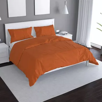 Povlečení Sablio Povlečení Cihlově oranžová - 140x220 / 90x70