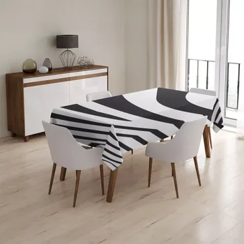 ubrus Sablio Ubrus Vzor zebry - 90x90 cm