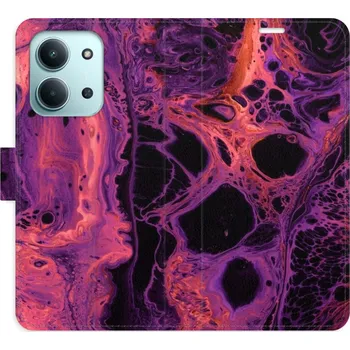 Pouzdro na mobilní telefon Flipové pouzdro iSaprio - Abstract Dark 02 - Xiaomi Redmi 15C