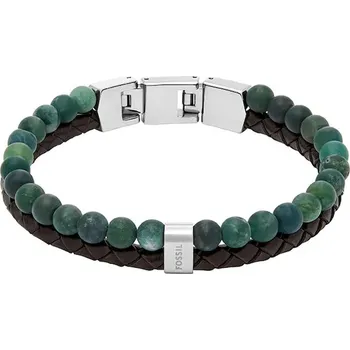 Šperk Náramek Fossil JEWELRY JF04854040 zelená 07A, vel. ONE SIZE