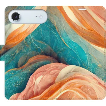 Pouzdro na mobilní telefon Flipové pouzdro iSaprio - Blue and Orange - iPhone 17 Air