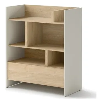 regál Regál Bed Concept - Lenart kašmír/dub nagano 92x108 cm