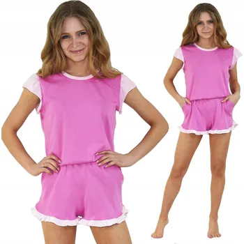 Dámské pyžamo Born2rest dámské pyžamo bavlna růžové, velikost S