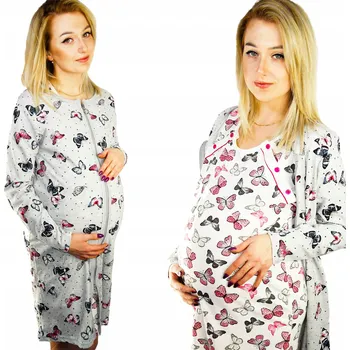 Podprsenka SADA KOŠILE A ŽUPANU DO PORODNICE __ XL