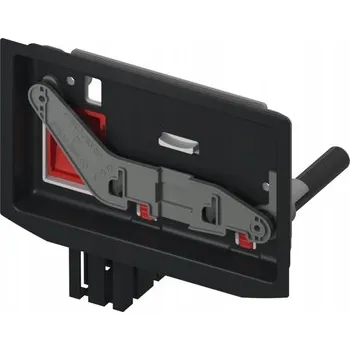 Splachovací tlačítko pro WC Tece černé