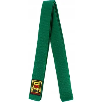 Pásek na kimono Pás na karate, taekwondo, judo Bushi ZELENÝ 280 cm