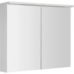 Aqualine KAWA STRIP galerka s LED osvětlením 80x70x22cm, bílá - WGL80S