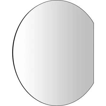 Zrcadlo Sapho DARA CUT zrcadlo s LED podsvícením 20W, ø 100x90cm, topná fólie - 34900CI