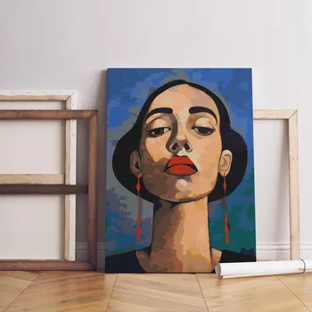 Obraz Malování podle čísel – ELEGANTNÍ ŽENA 40x50 cm Make It Easy, produkt PL