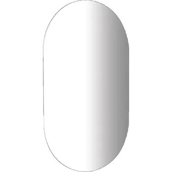 Zrcadlo Aqualine VORA zrcadlo s broušenou hranou oválné 40x70cm, CU free - 22503